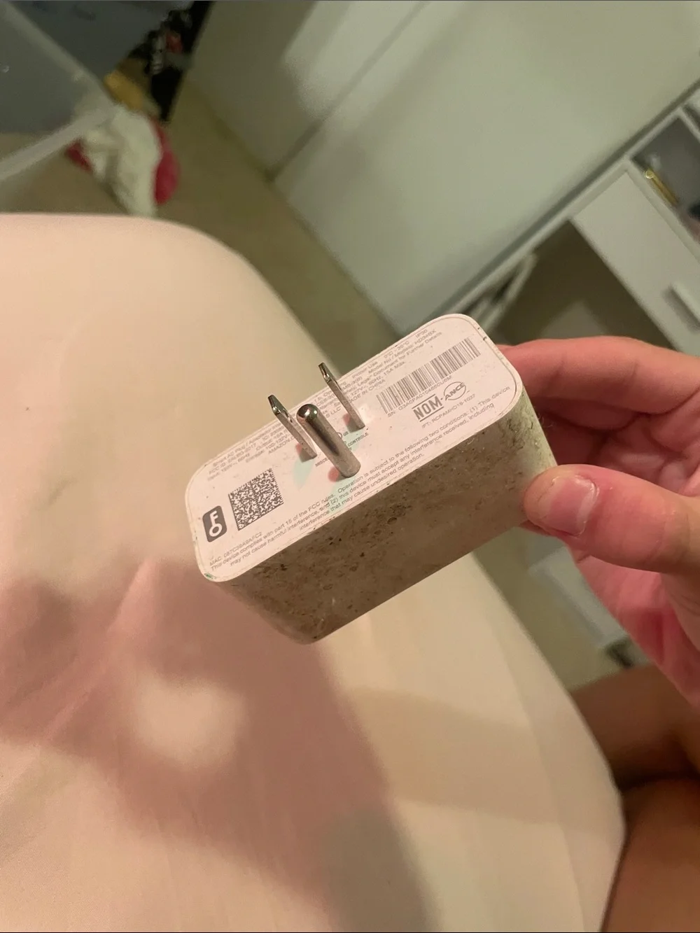 Amazon White Wall USB Charger Cube